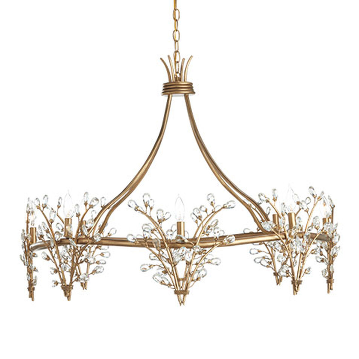 Clara 8-Light Round Crystal Chandelier