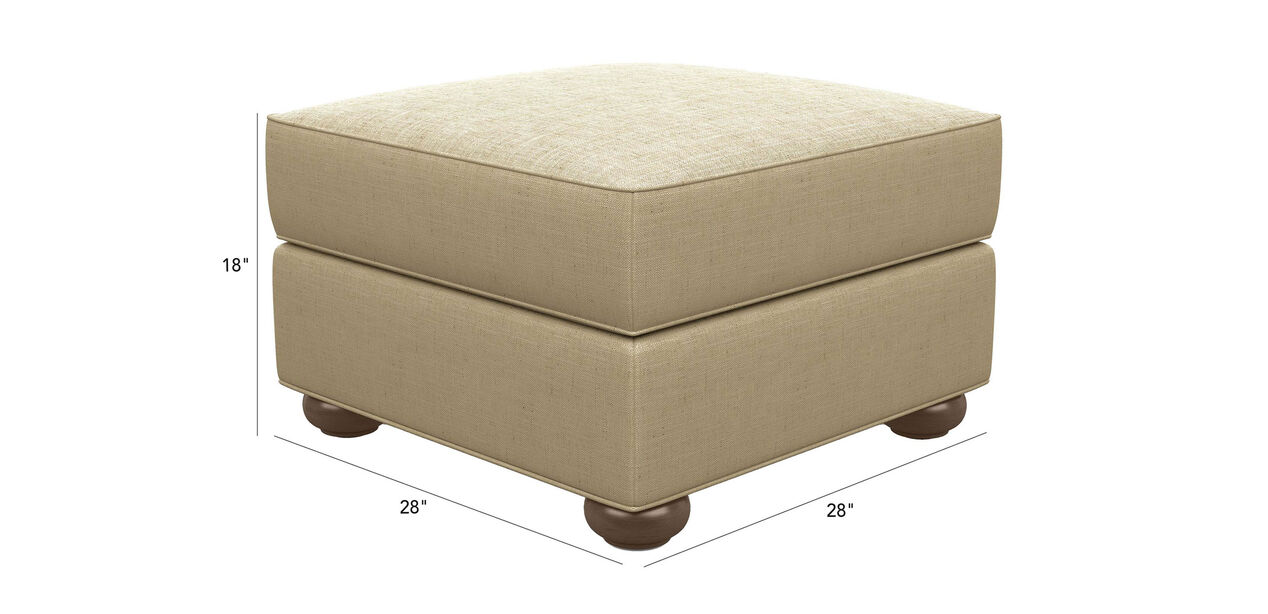 Richmond Ottoman Ottomans & Benches Ethan Allen