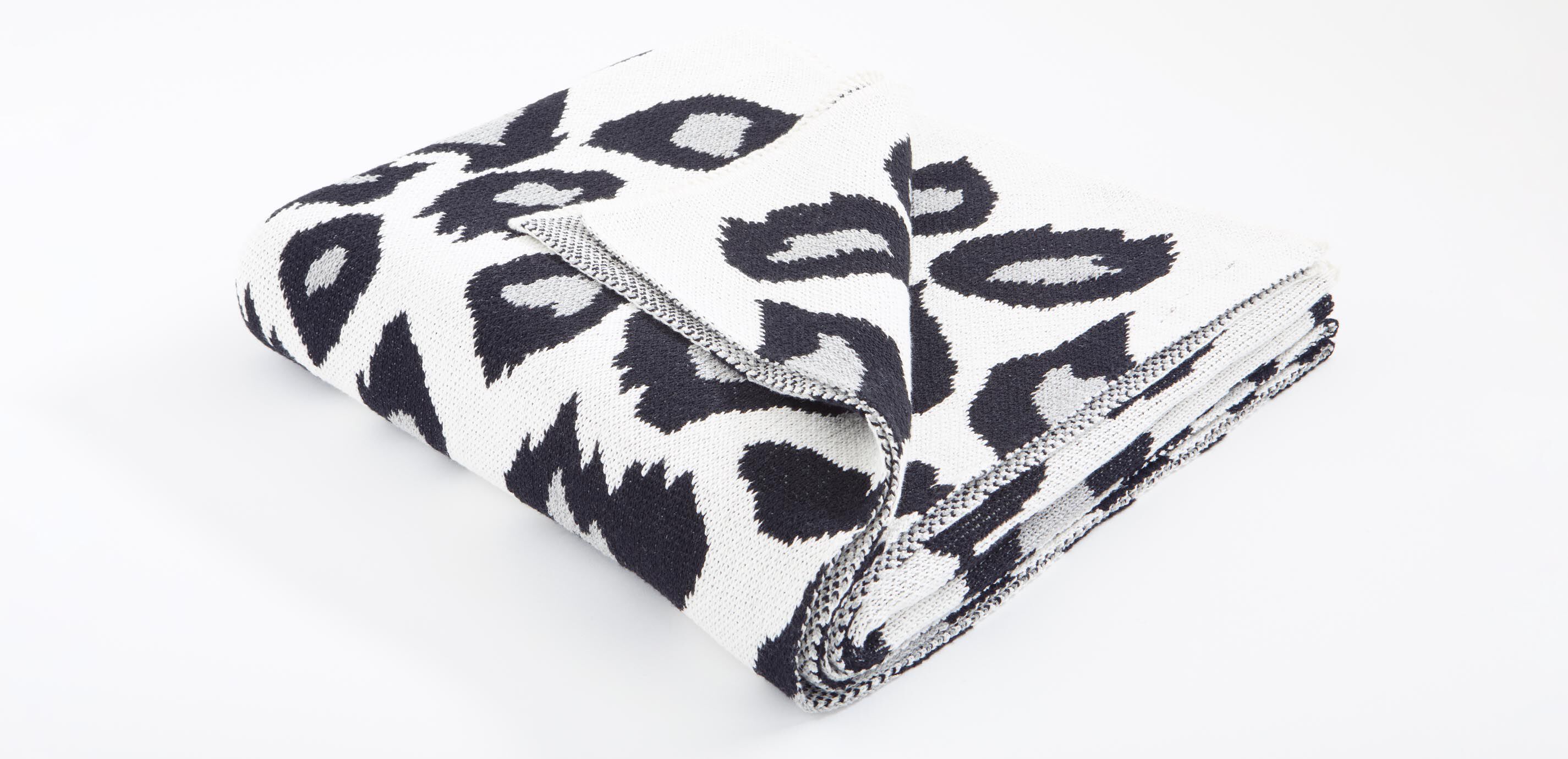 Recycled Cotton Cheetah Throw_1