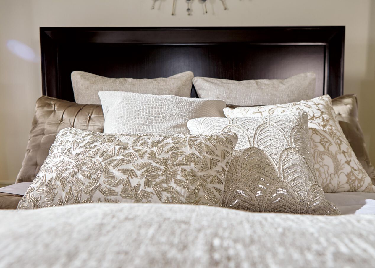 Bronze Embroidered Throw Pillows Ethan Allen Throw Pillows Ethan Allen