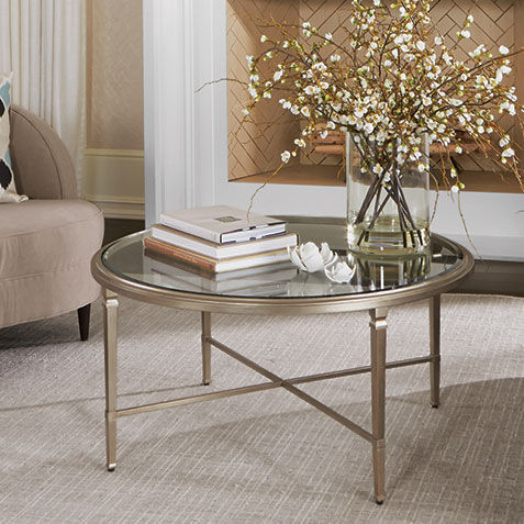 Ethan allen round coffee table new arrivals