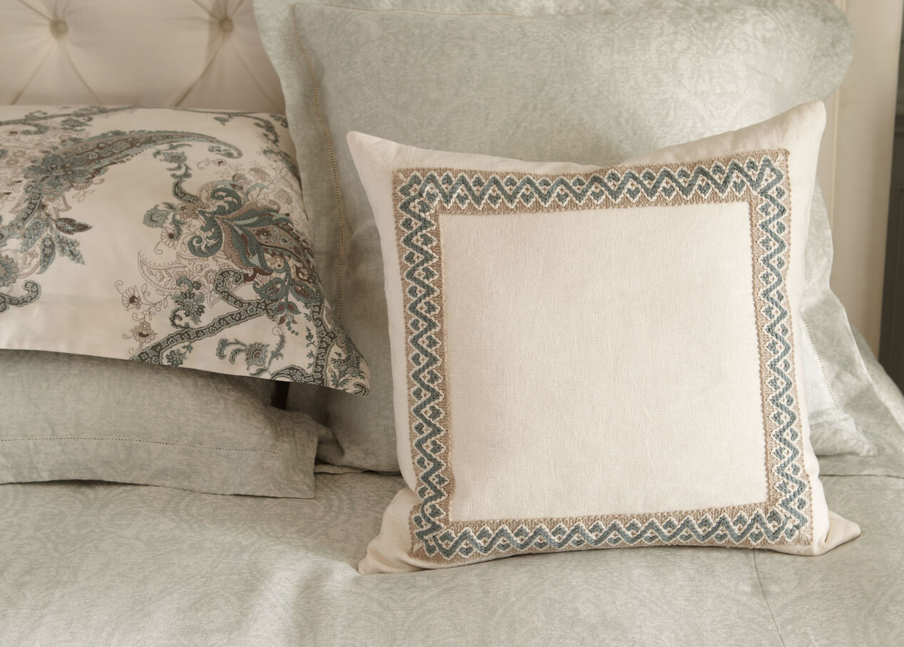 Framed Ivory Pillow Pillows