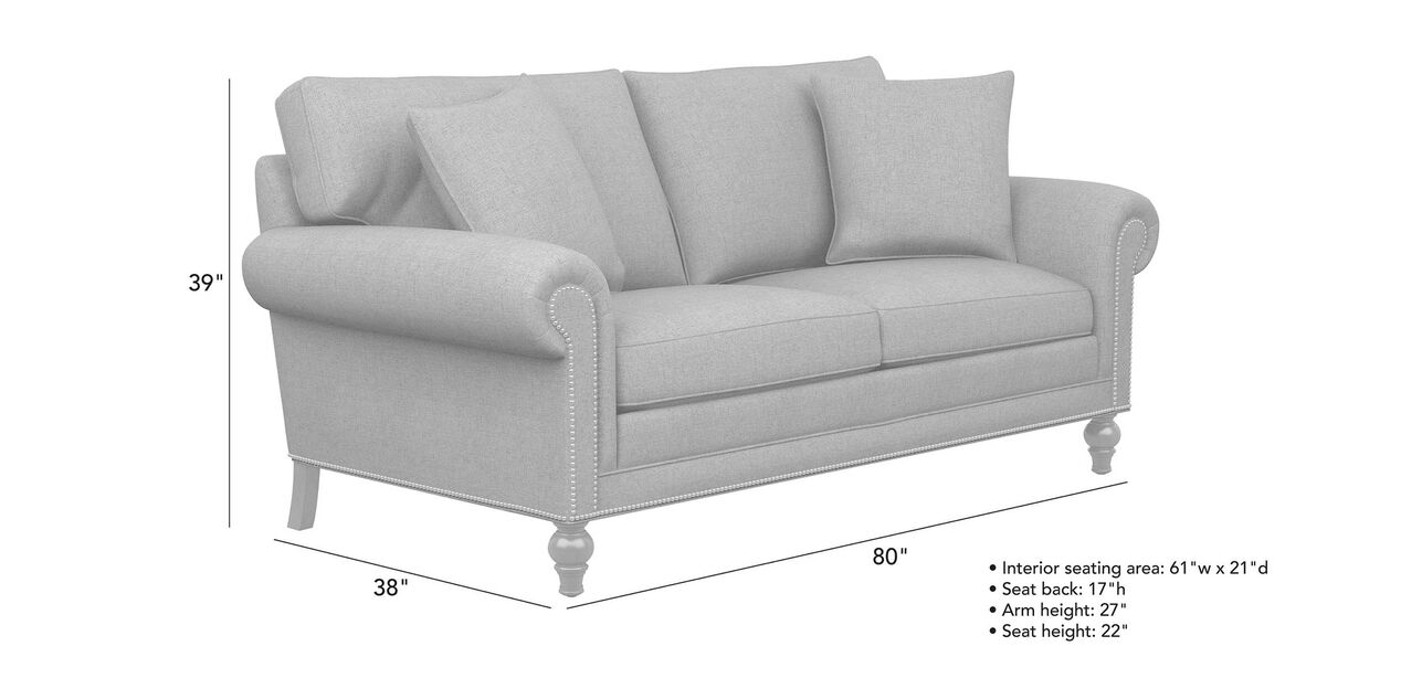 Hastings Two Seat Sofa Ethan Allen