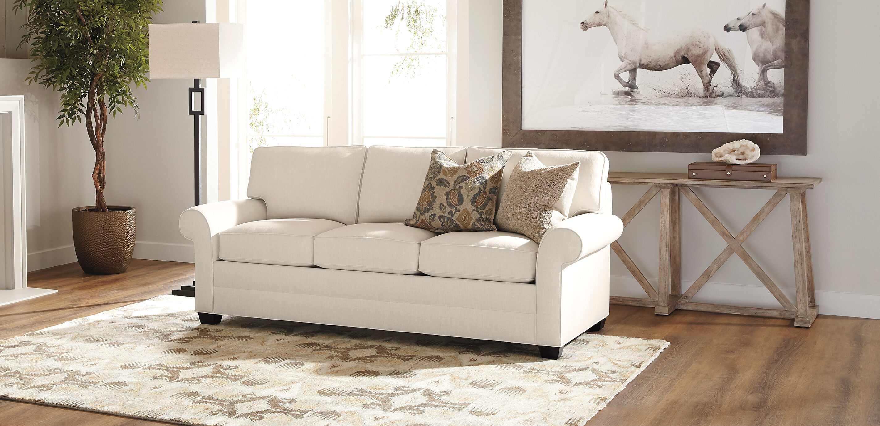 Bennett Roll Arm Sofa Quick Ship Fabric Sofa Ethan Allen