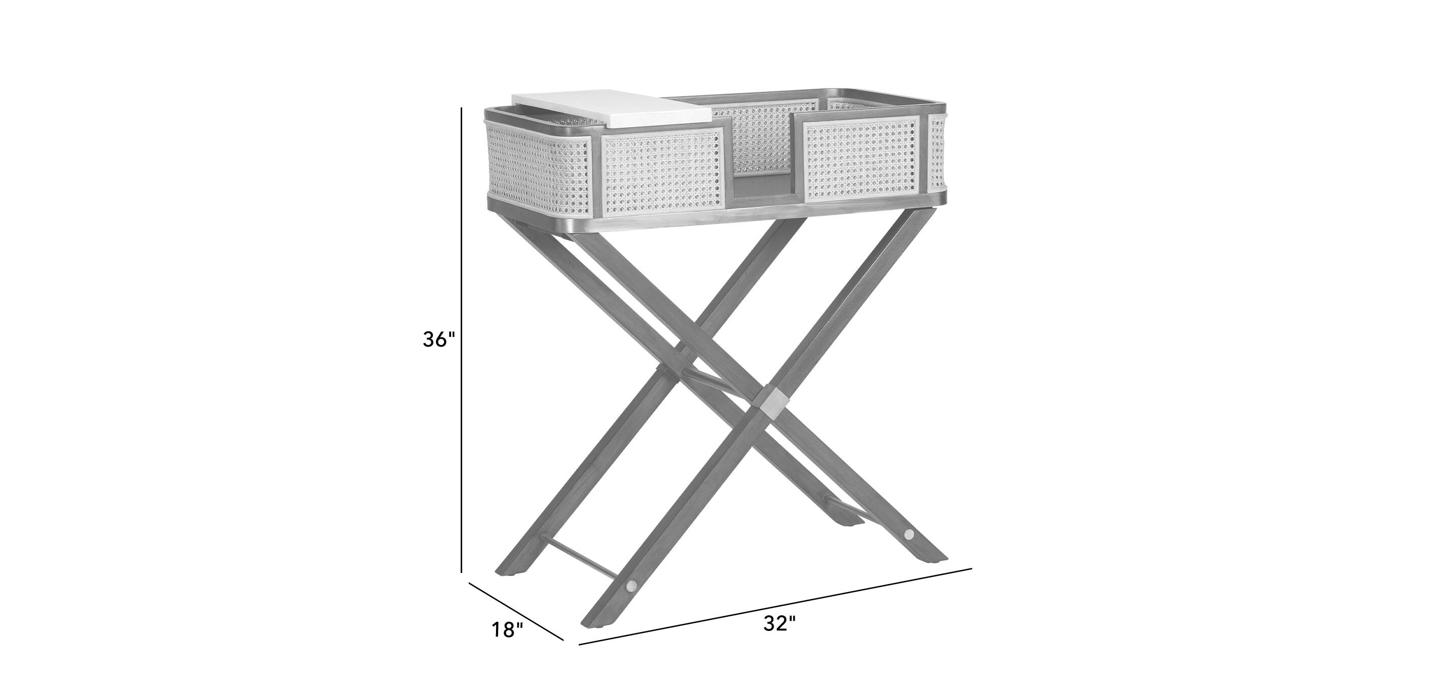 Lamontagne Natural Cane Bar Stand_1