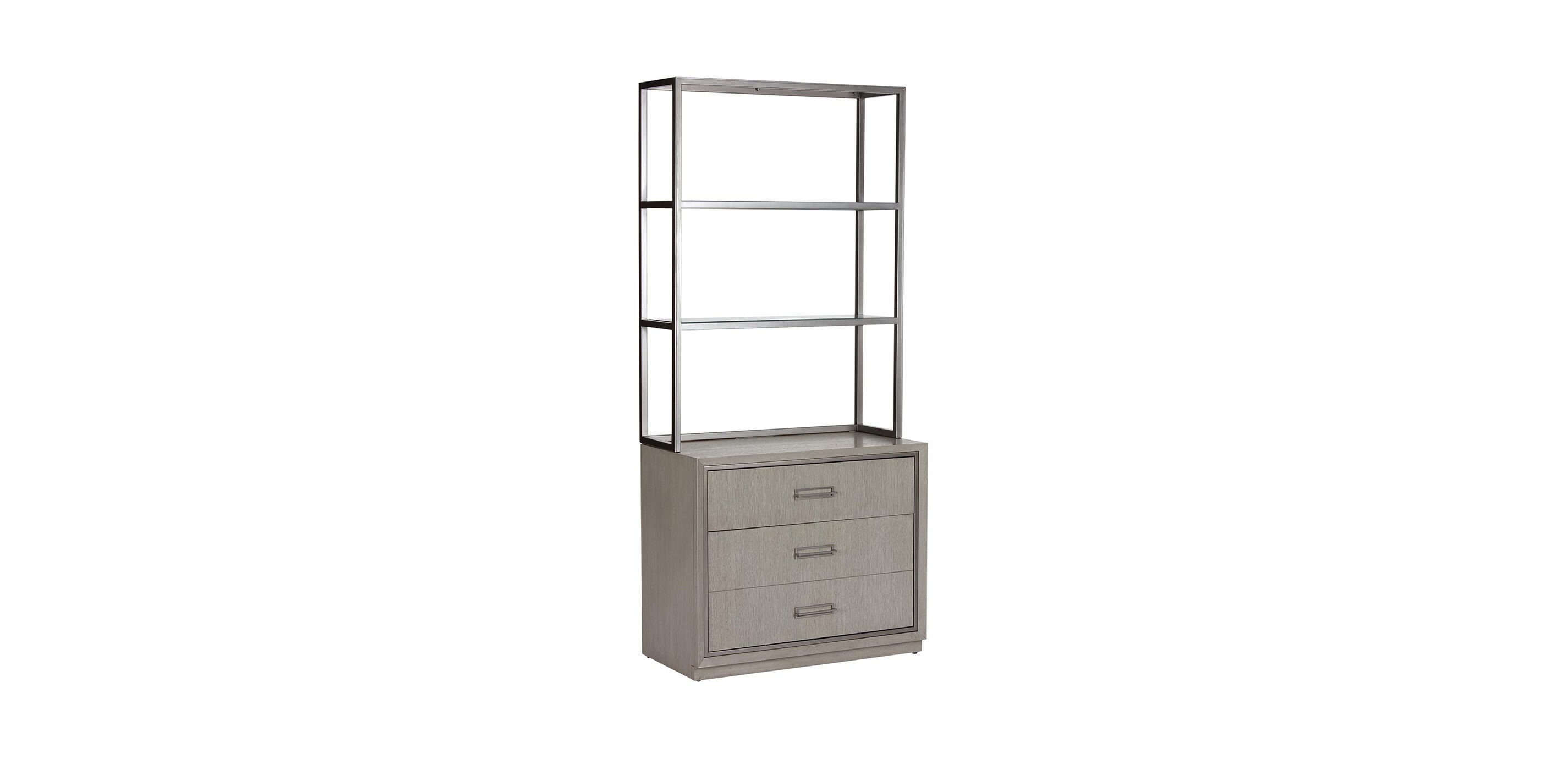 Faraday Two-Drawer File Cabinet with Hutch_2