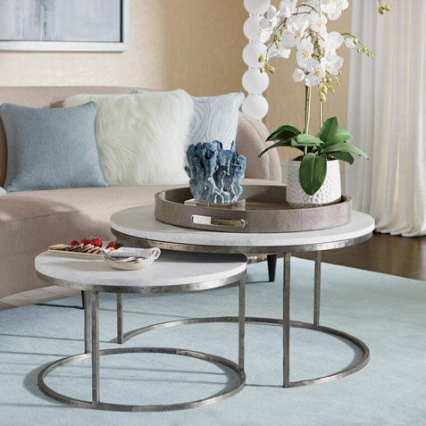 Ethan allen outlet round coffee table