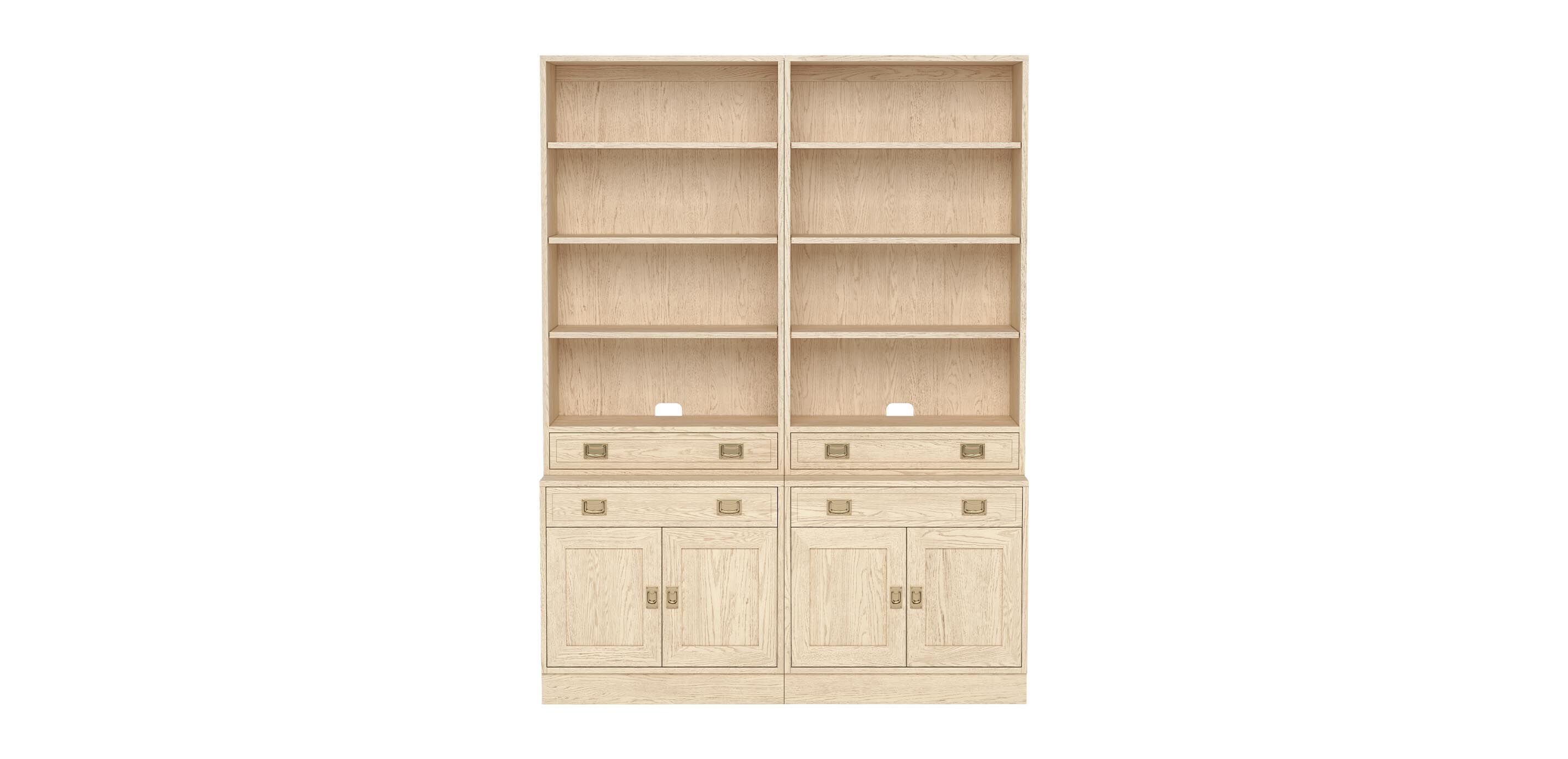 Callum Double Bookcase