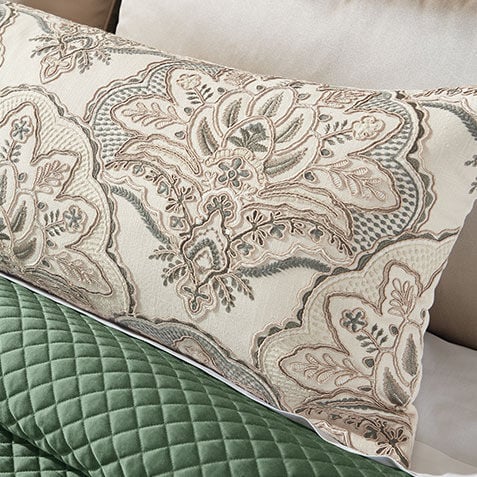 Monarch Embroidered Lumbar Pillow Product Tile Hover Image 065798