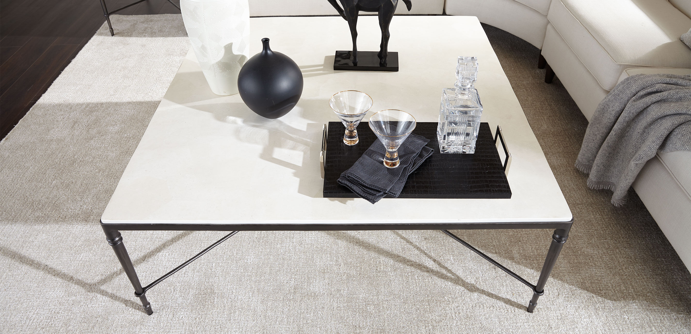 Valeria Stone-Top Square Coffee Table_6