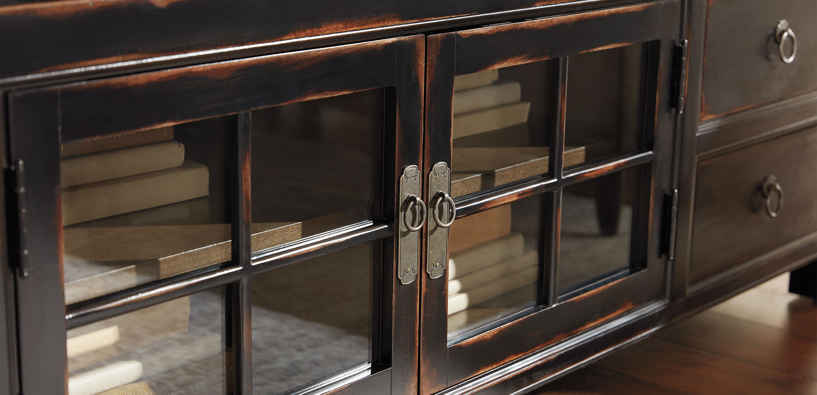 Ethan allen ming media cabinet discount