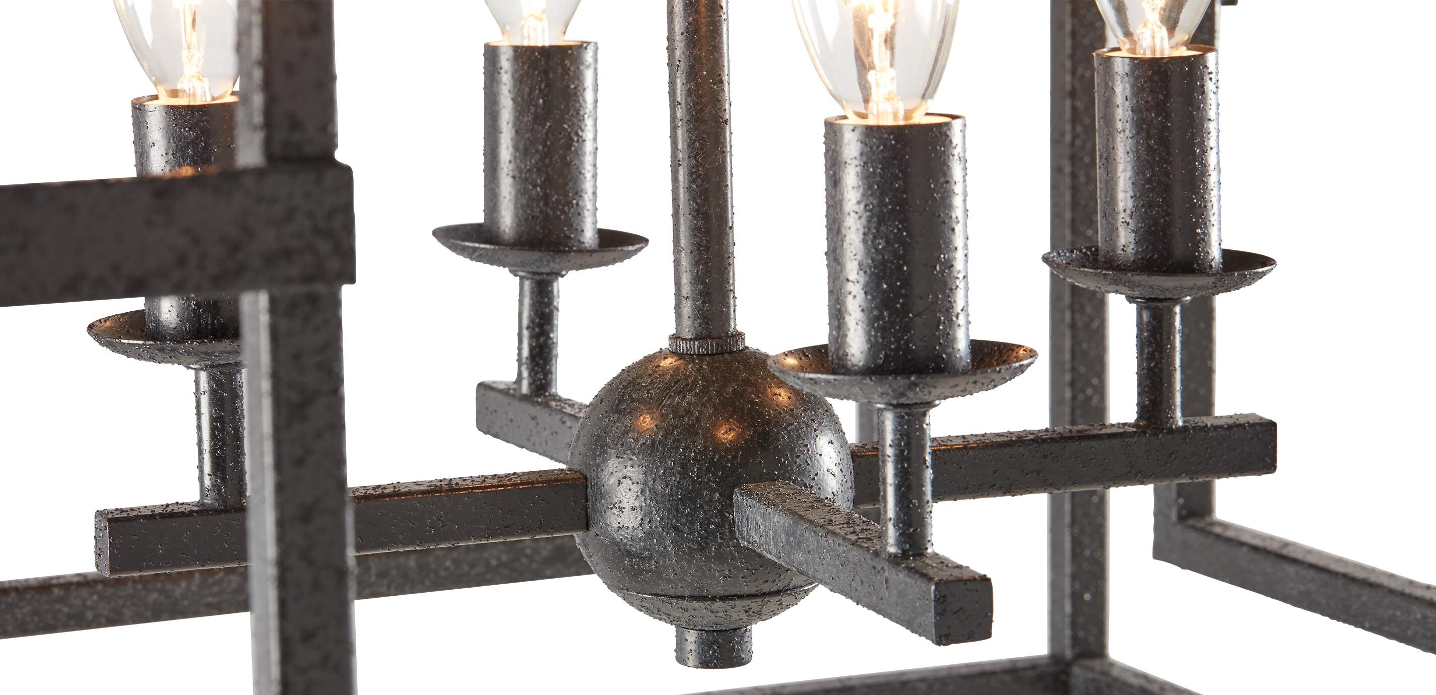 Killian Black Lantern Pendant Light_5