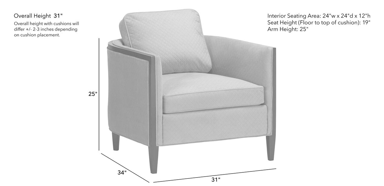 Portland Barrel Chair | Modern Art Deco Chair | Ethan Allen
