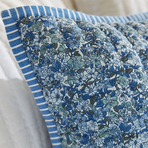 Ditzy Floral Quilted Pillow Product Tile Hover Image 062513