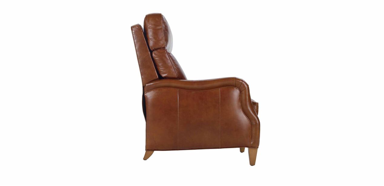 Aiden Leather Recliner, Old English/Saddle Recliners Ethan Allen