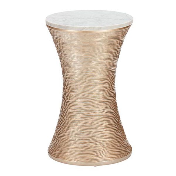 Colmar Marble-Top Accent Table
