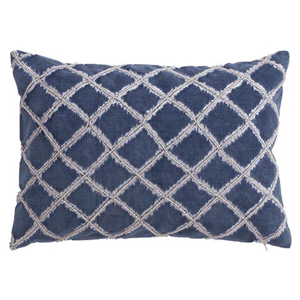 Velvet Beaded Lumbar Pillow