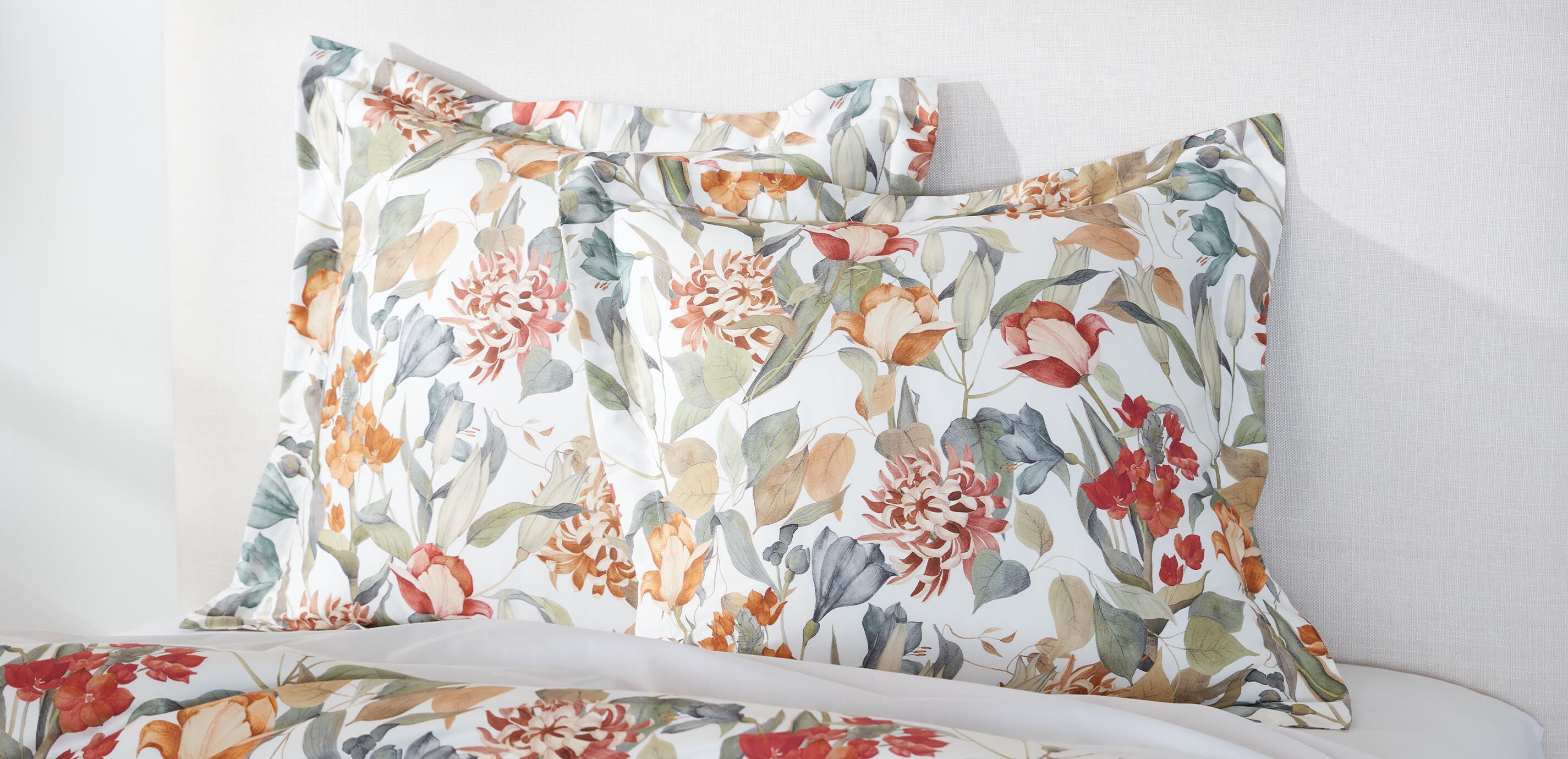 Autumn Garden Euro Sham