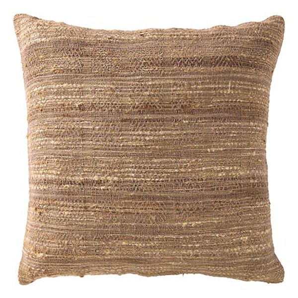 Striped Brown & Gold Pillow