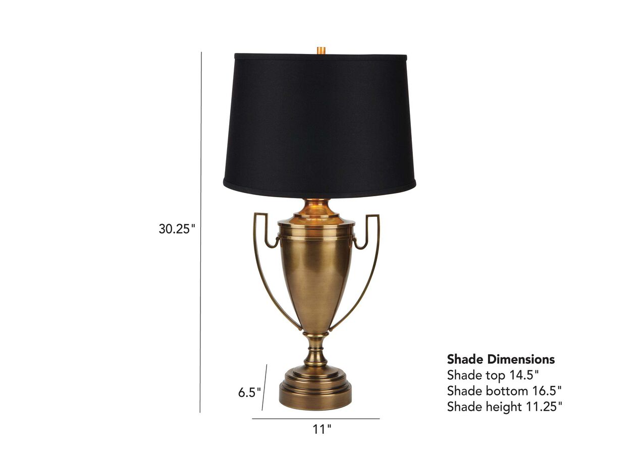 Huntsman Brass Trophy Lamp TABLE LAMPS Ethan Allen