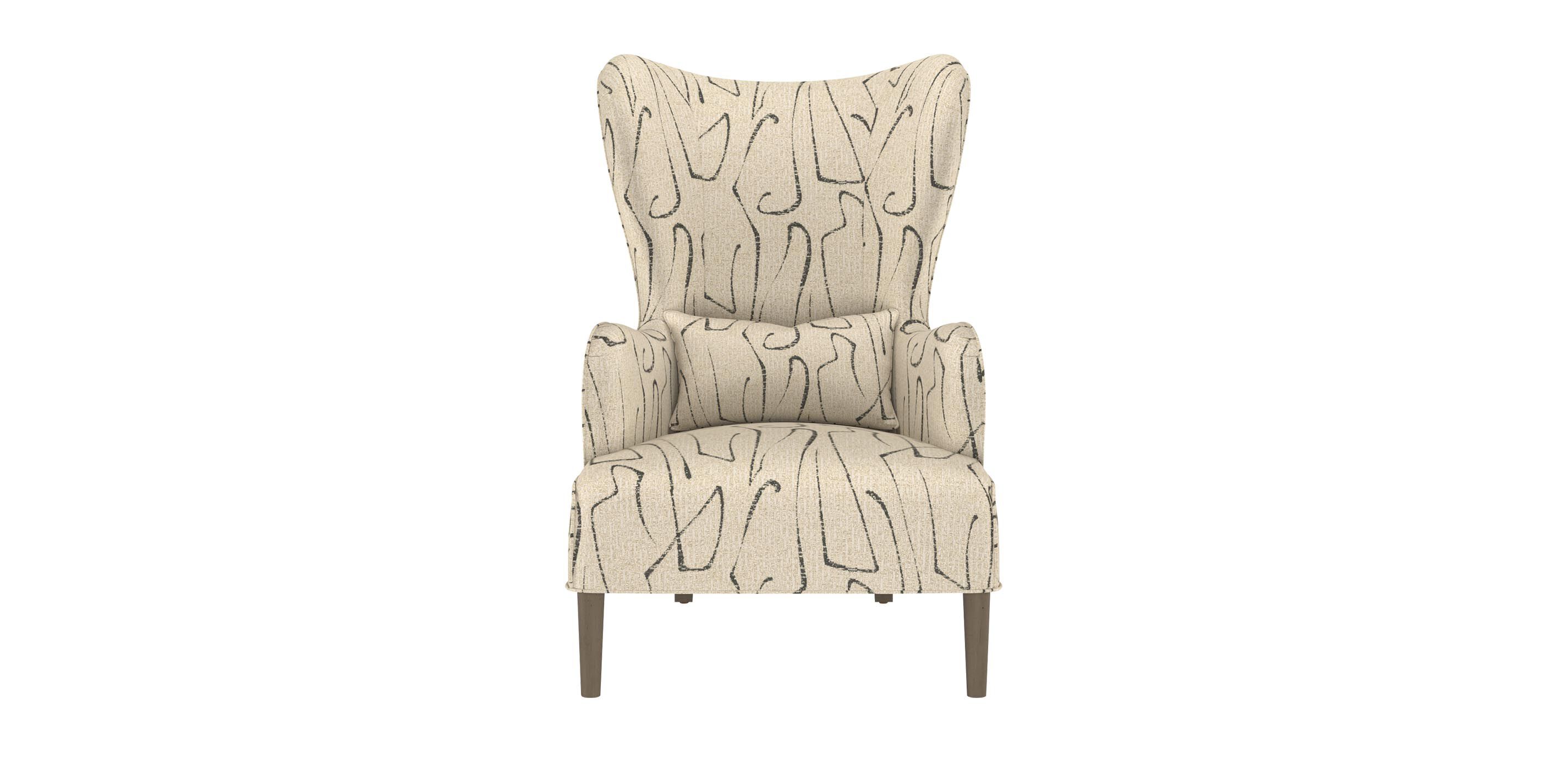 Alarik Modern Wing Chair