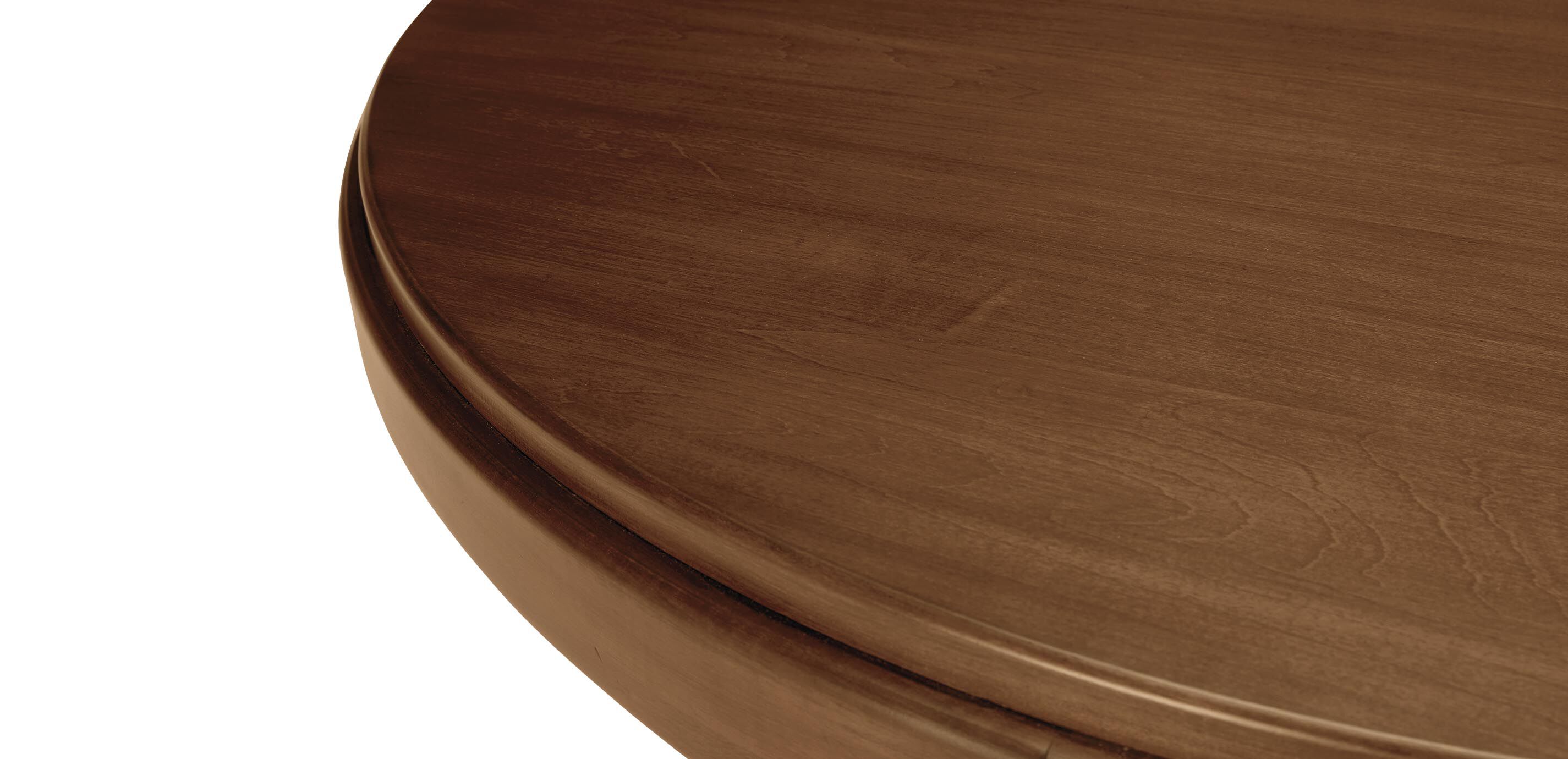 Draper Round Wood Midcentury Coffee Table_4