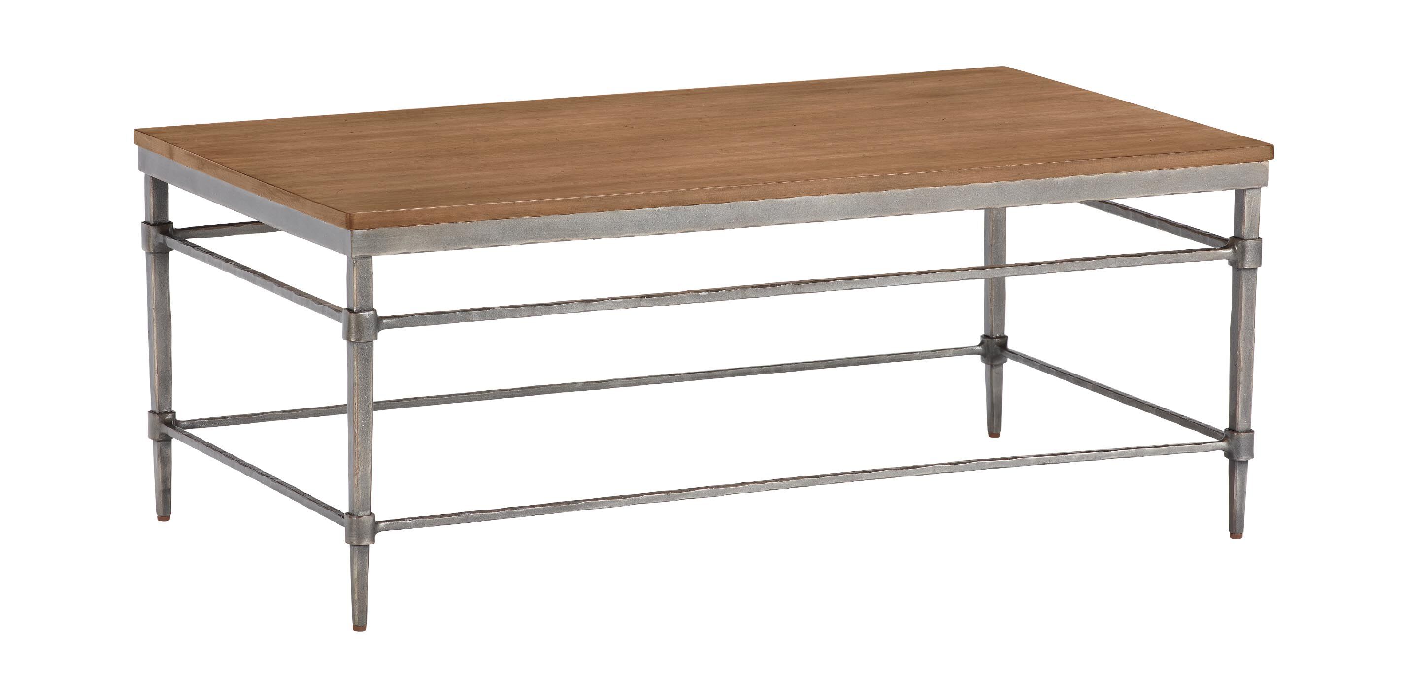 Vida Rectangular Wood-Top Coffee Table_1