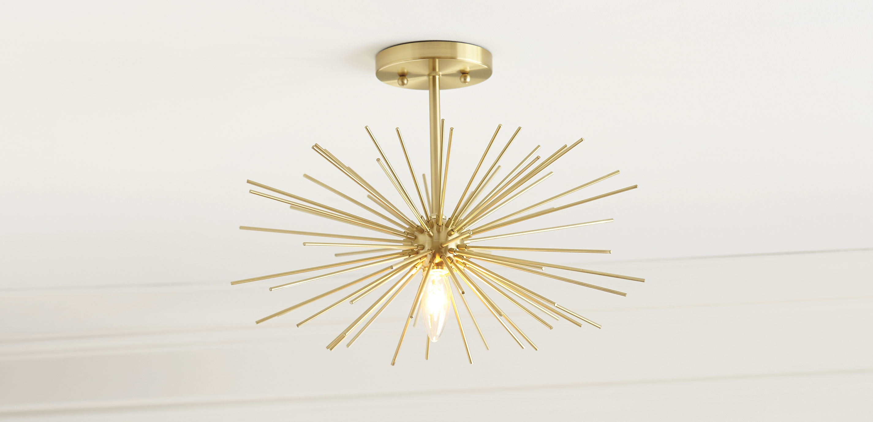 Flush mount starburst light hot sale