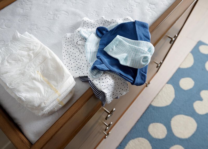 Carolwood Small Dresser and Changing Topper changing tables Ethan Allen