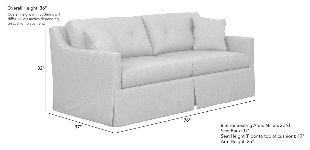Monterey Skirted Sofa Sofas & Loveseats Ethan Allen