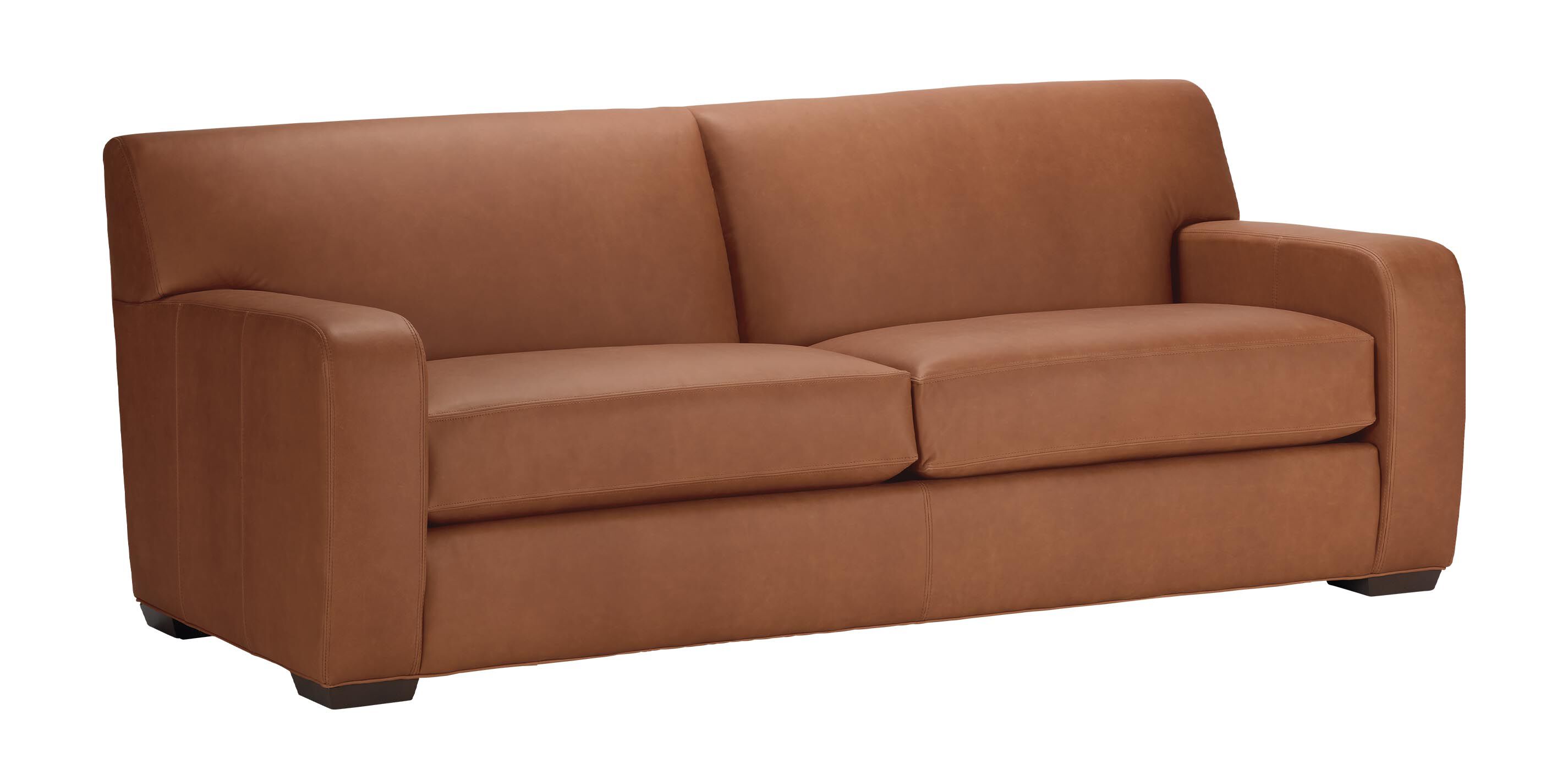 Kellan Modern Leather Club Sofa_1