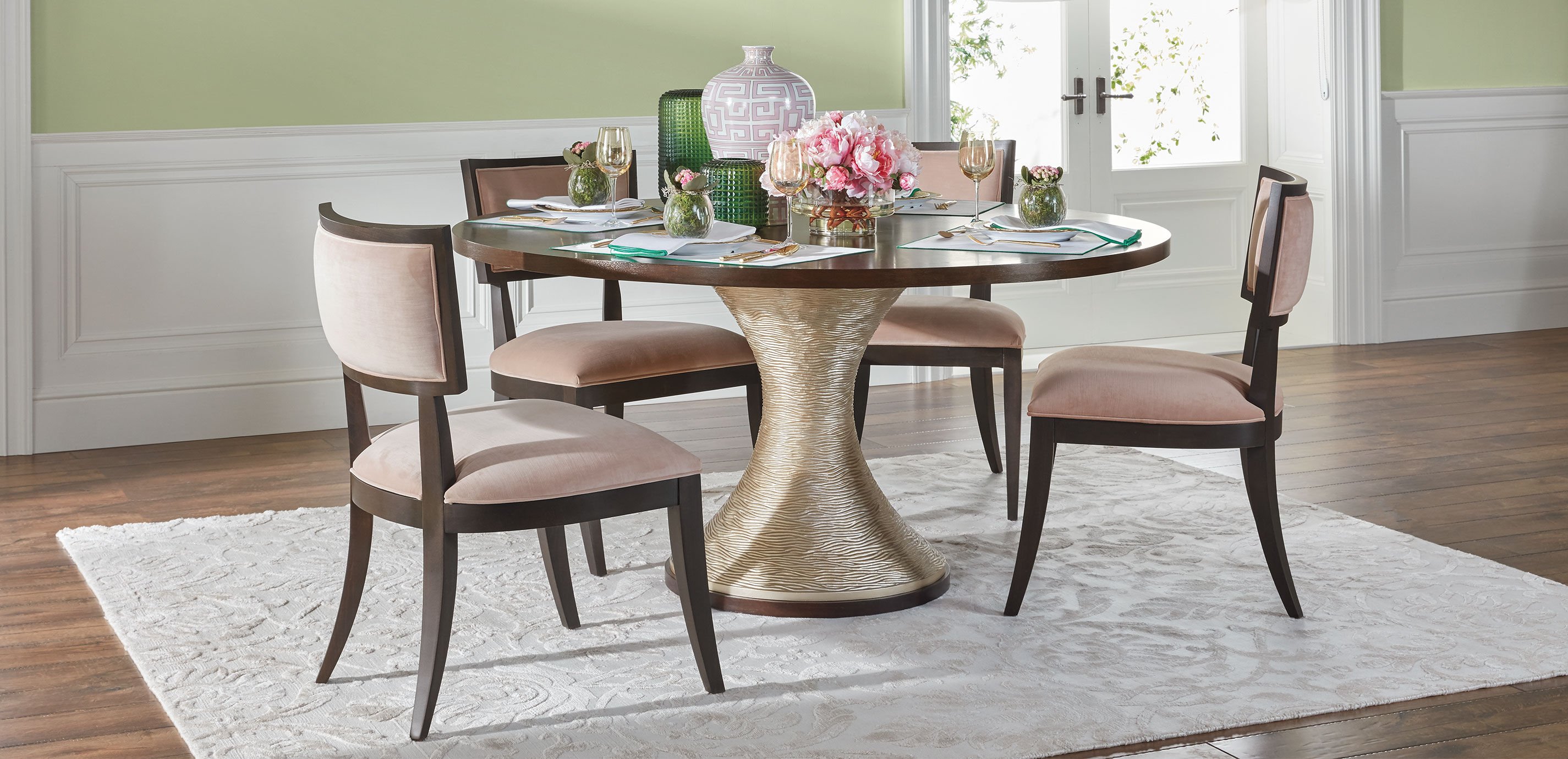 Stanton Dining Table Round Dining Table Ethan Allen