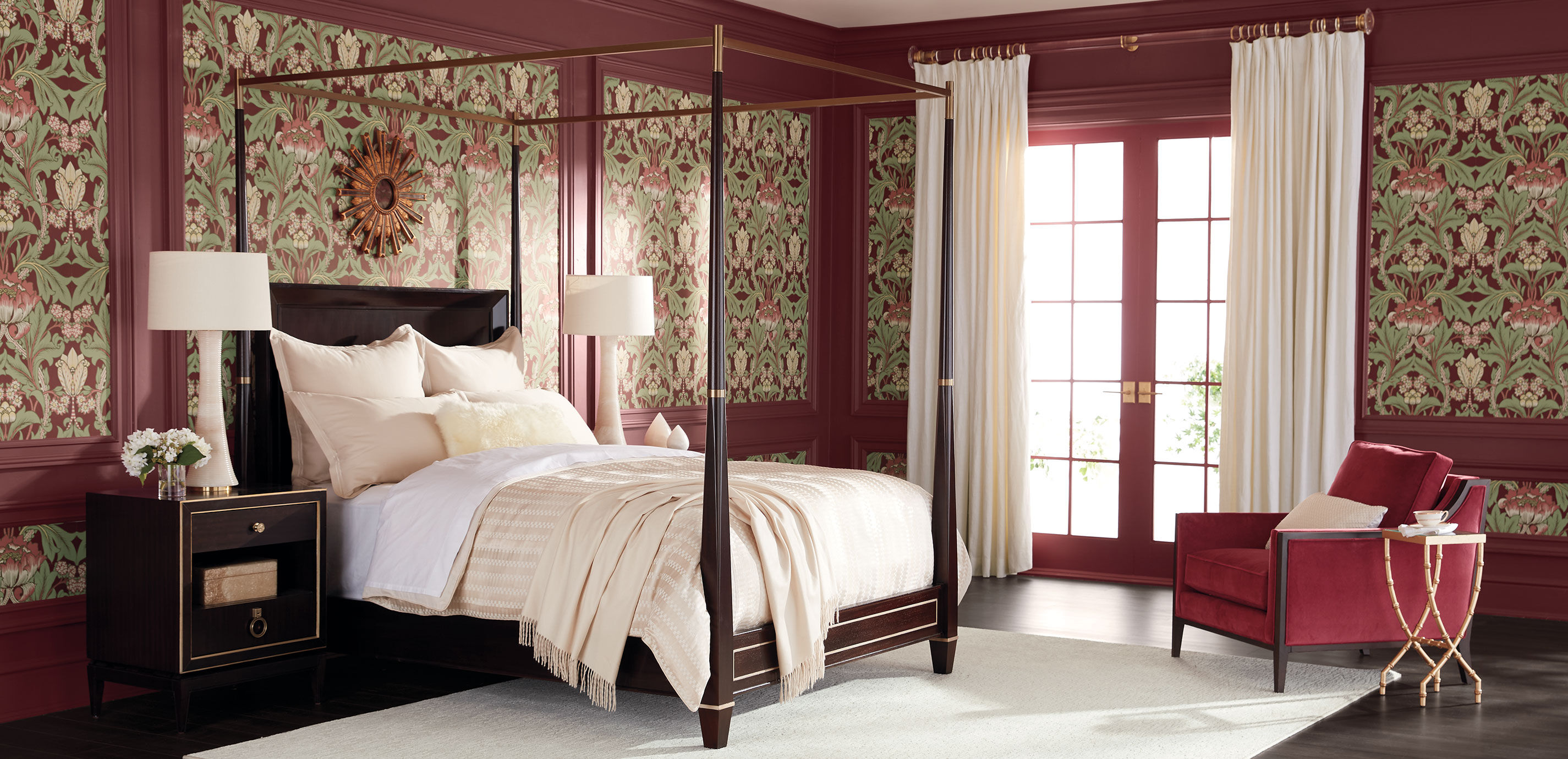 20" Gold Starburst Mirror_5