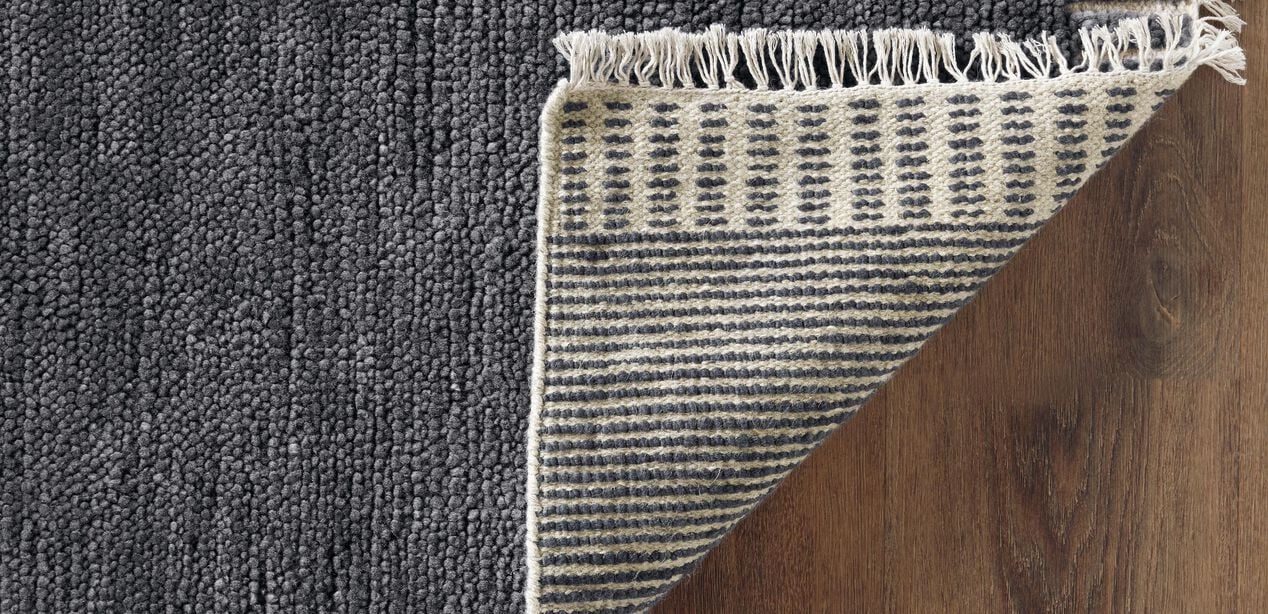 Linear Modern New Zealand Wool Rug—Blue Geometric Rug | Ethan Allen