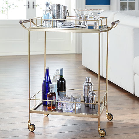 Luzana Metal Bar Cart Product Tile Hover Image 421863   BRS