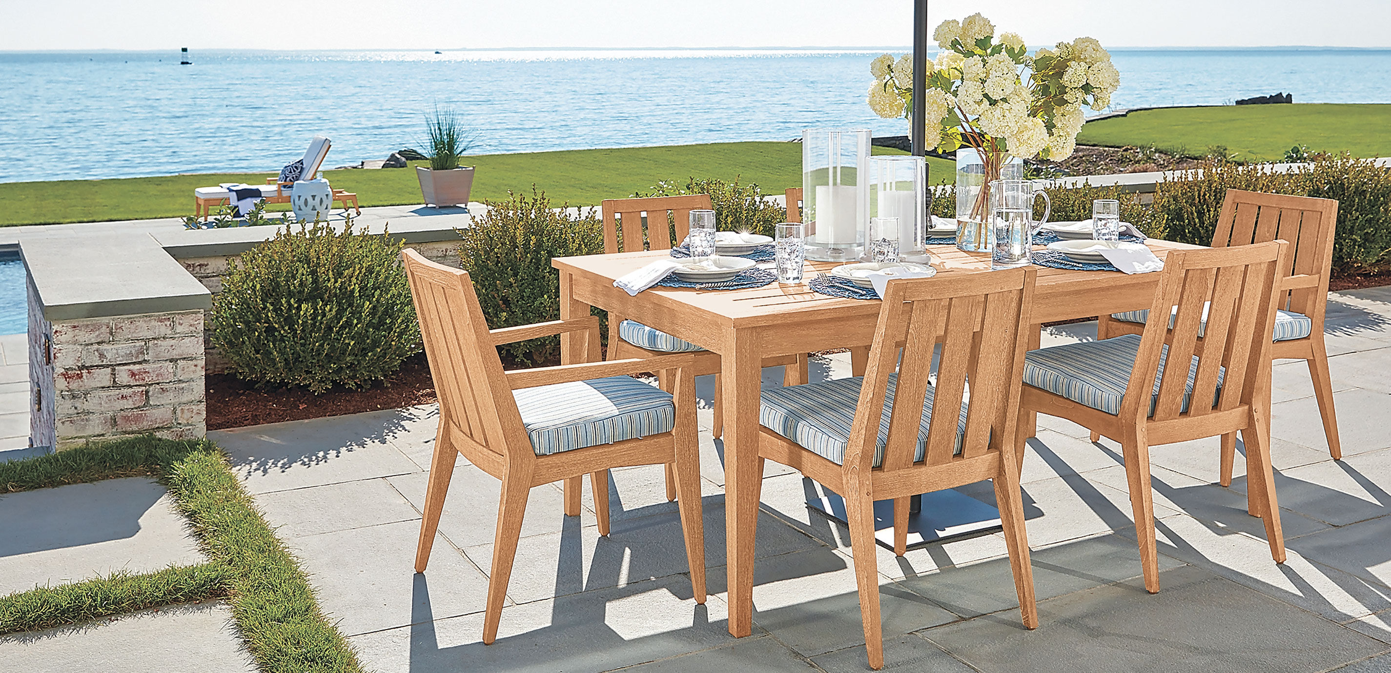 Bridgewater Cove Teak Dining Armchair 