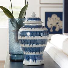 Dark Blue and White Drip Jar Product Tile Hover Image 432099