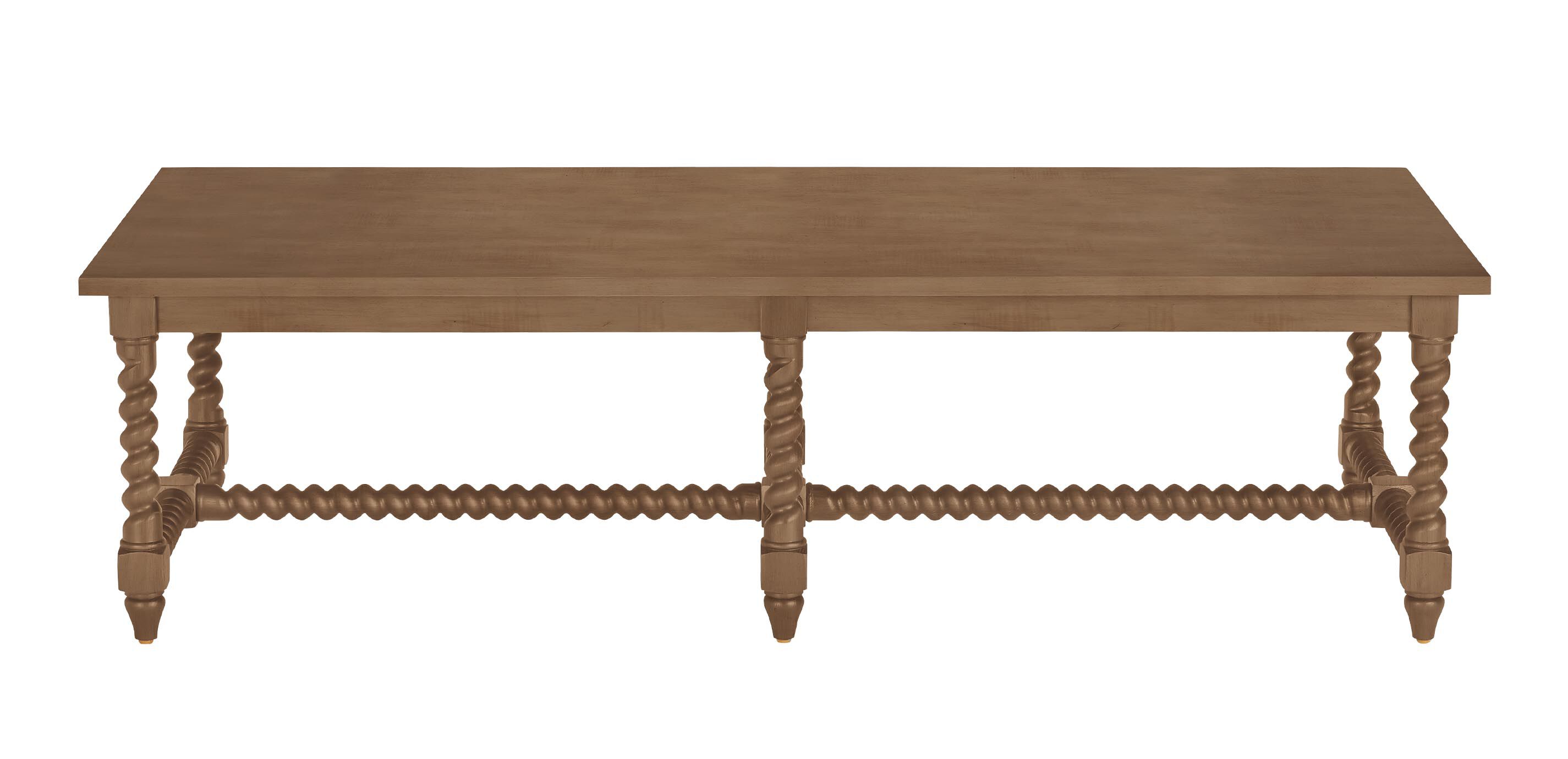 Madalynn Rectangular Barley Twist Coffee Table