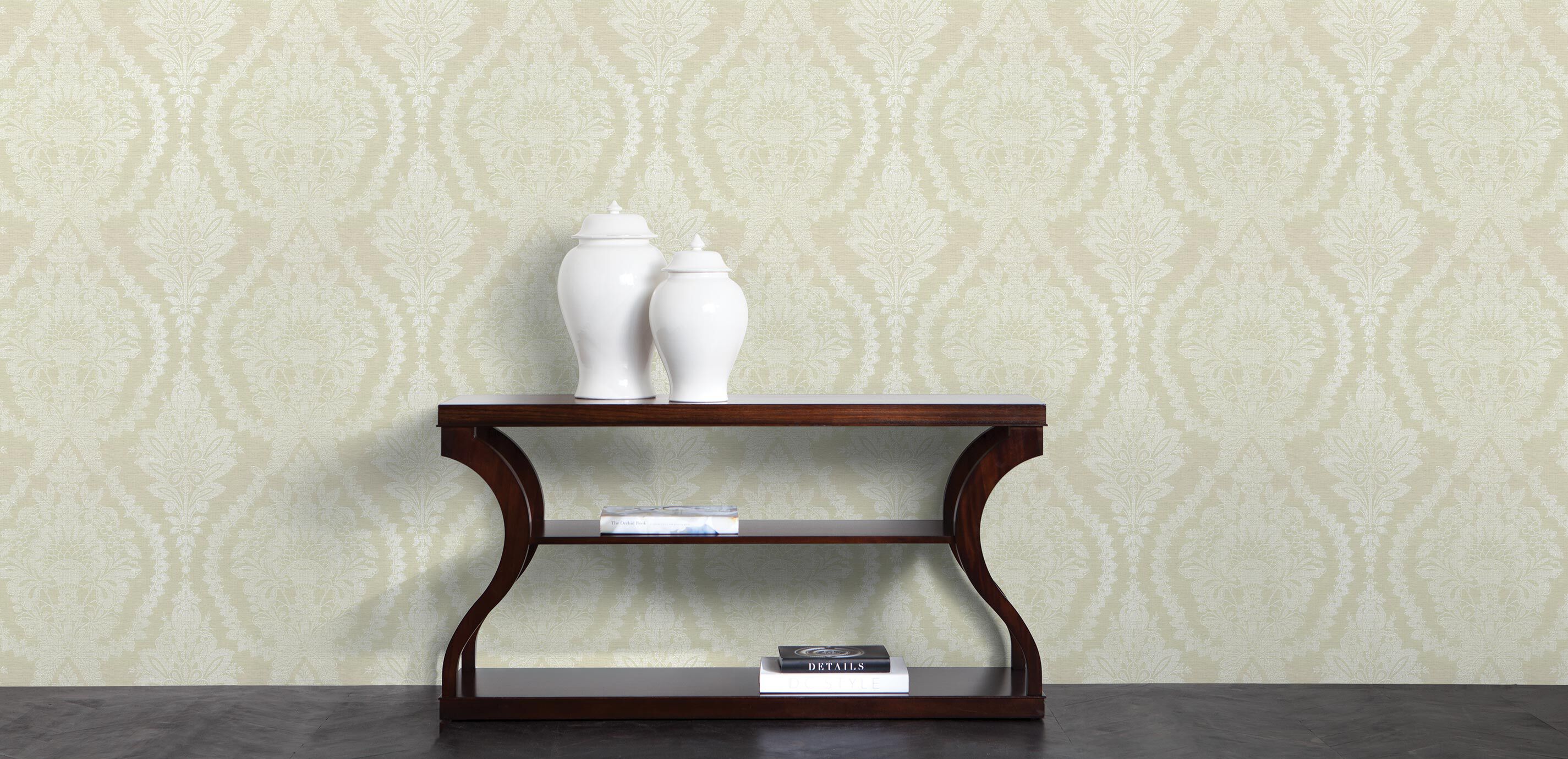 Damask Wallpaper Classic Wallcoverings Ethan Allen