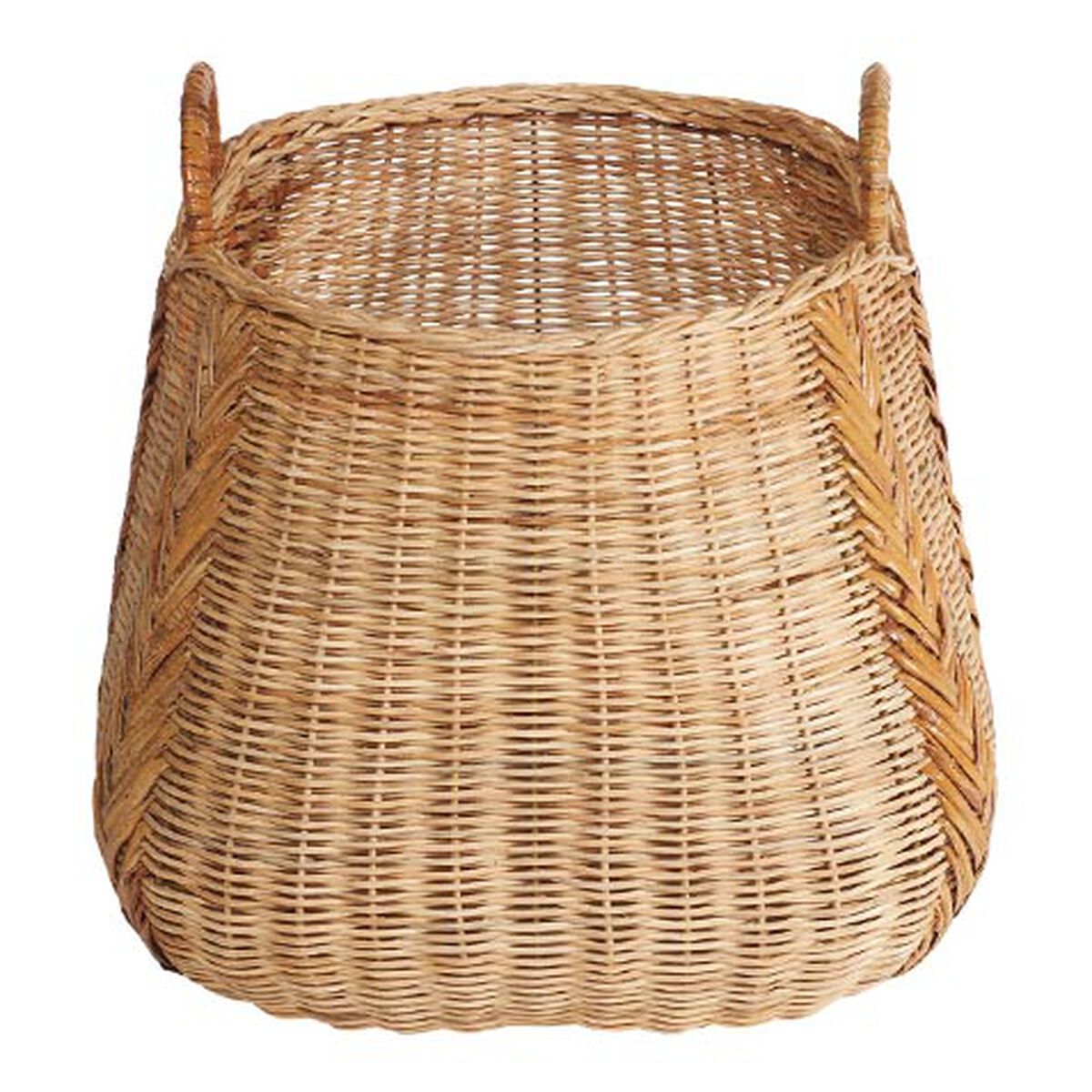 Large Braided Wicker Basket