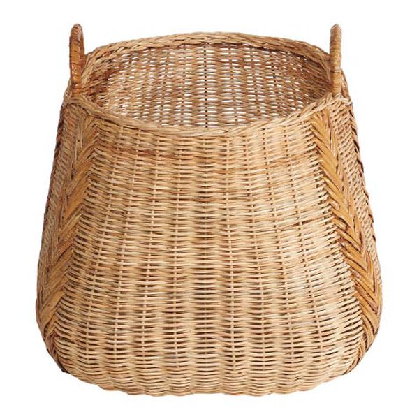 Large Braided Wicker Basket