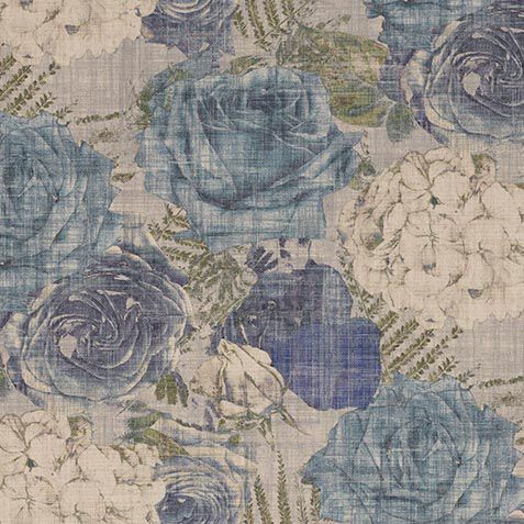 Jardin Indigo Fabric image