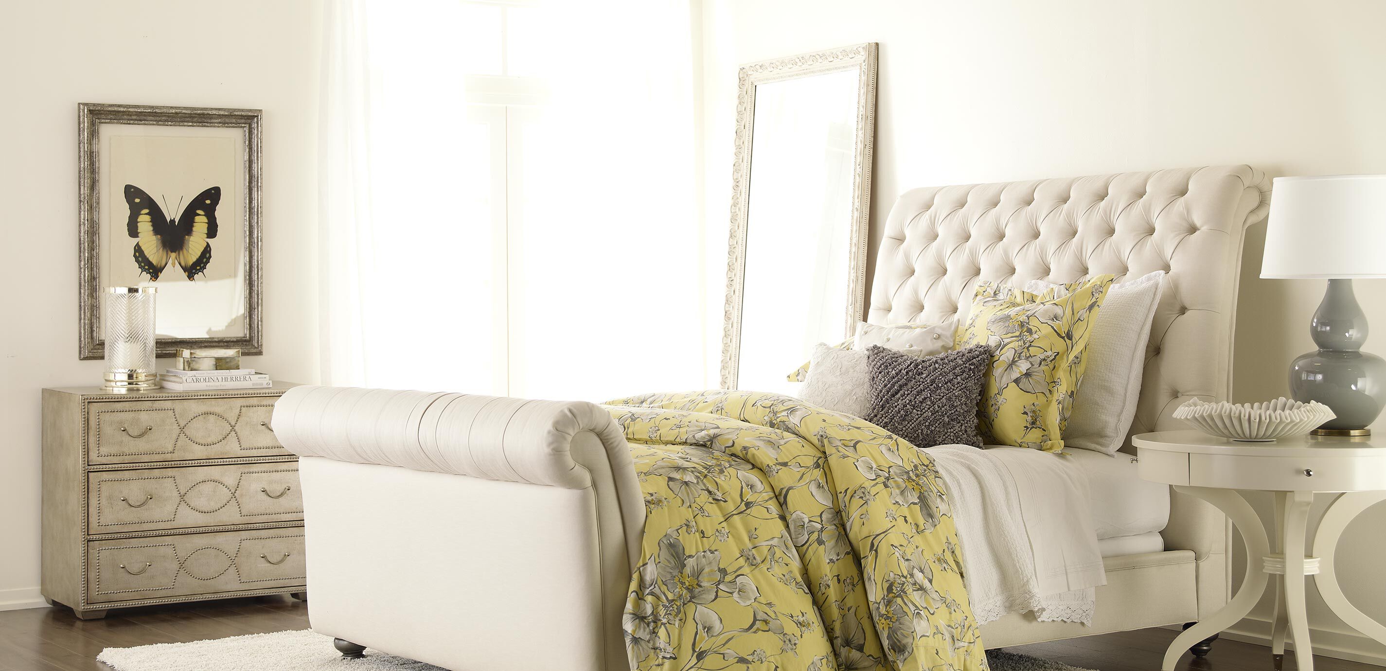 Decorative Carved Floor Mirror_3