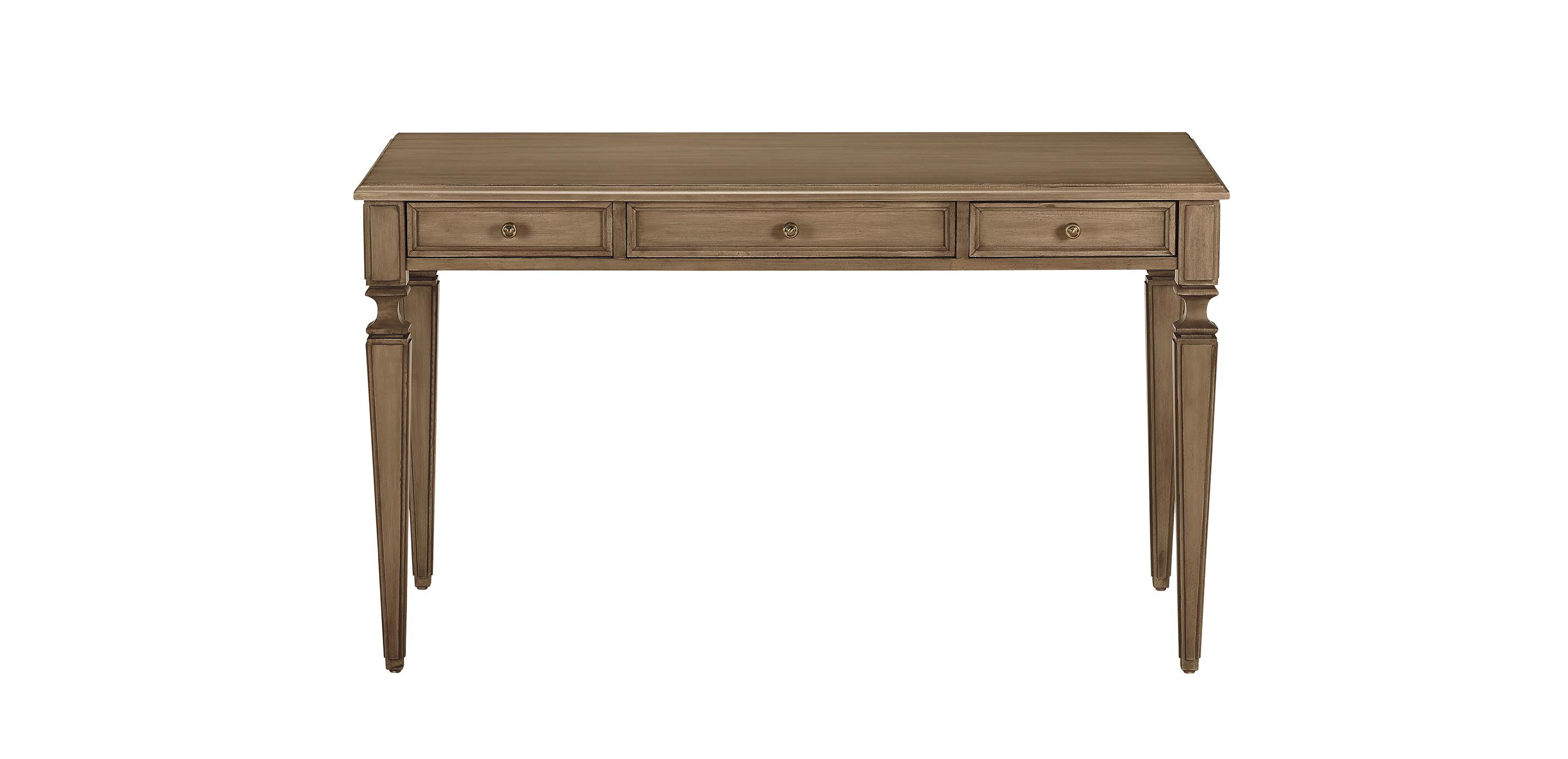 Custom Square-Corner Home Office Desk