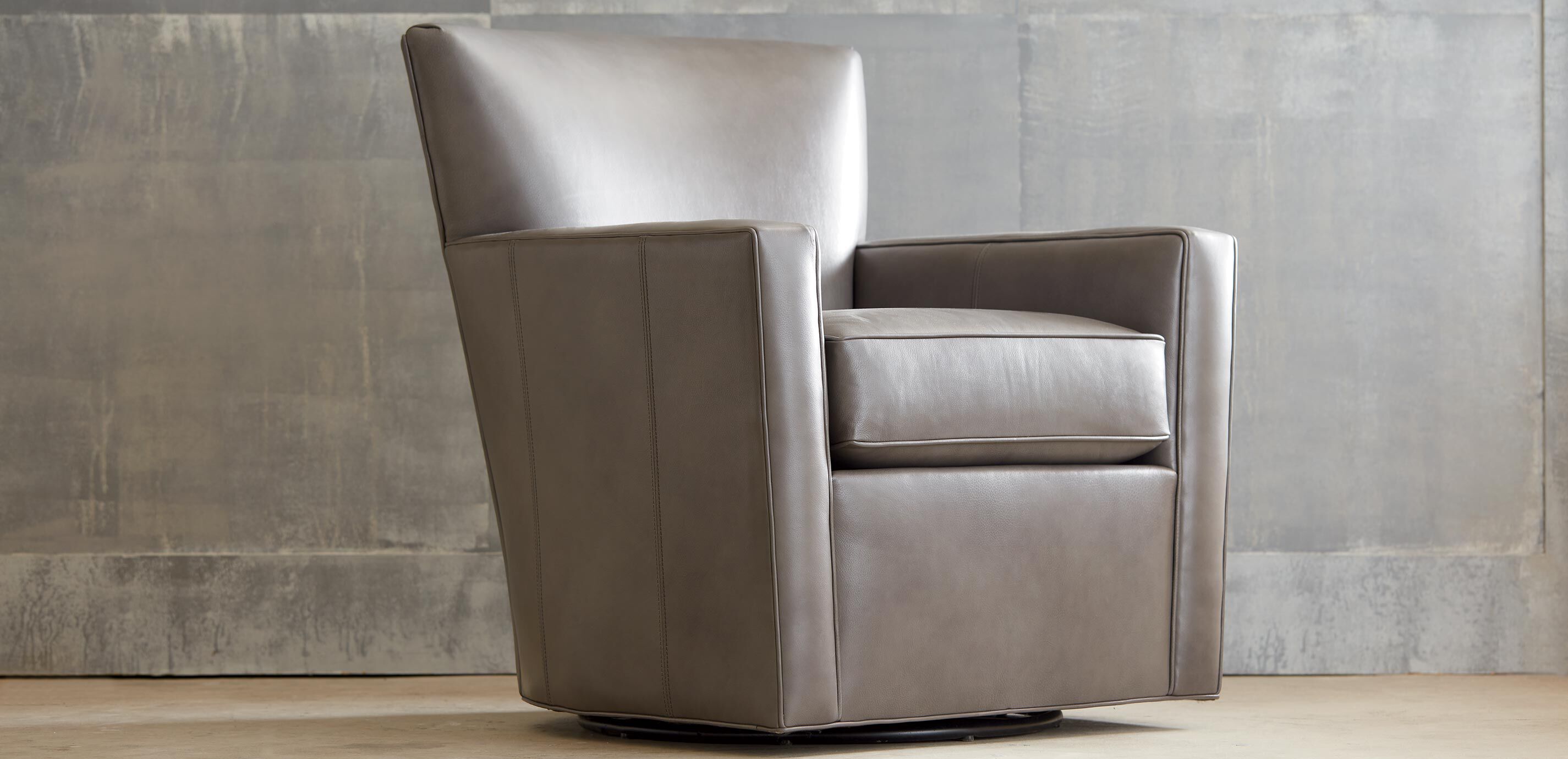 Turner Leather Swivel Chair
