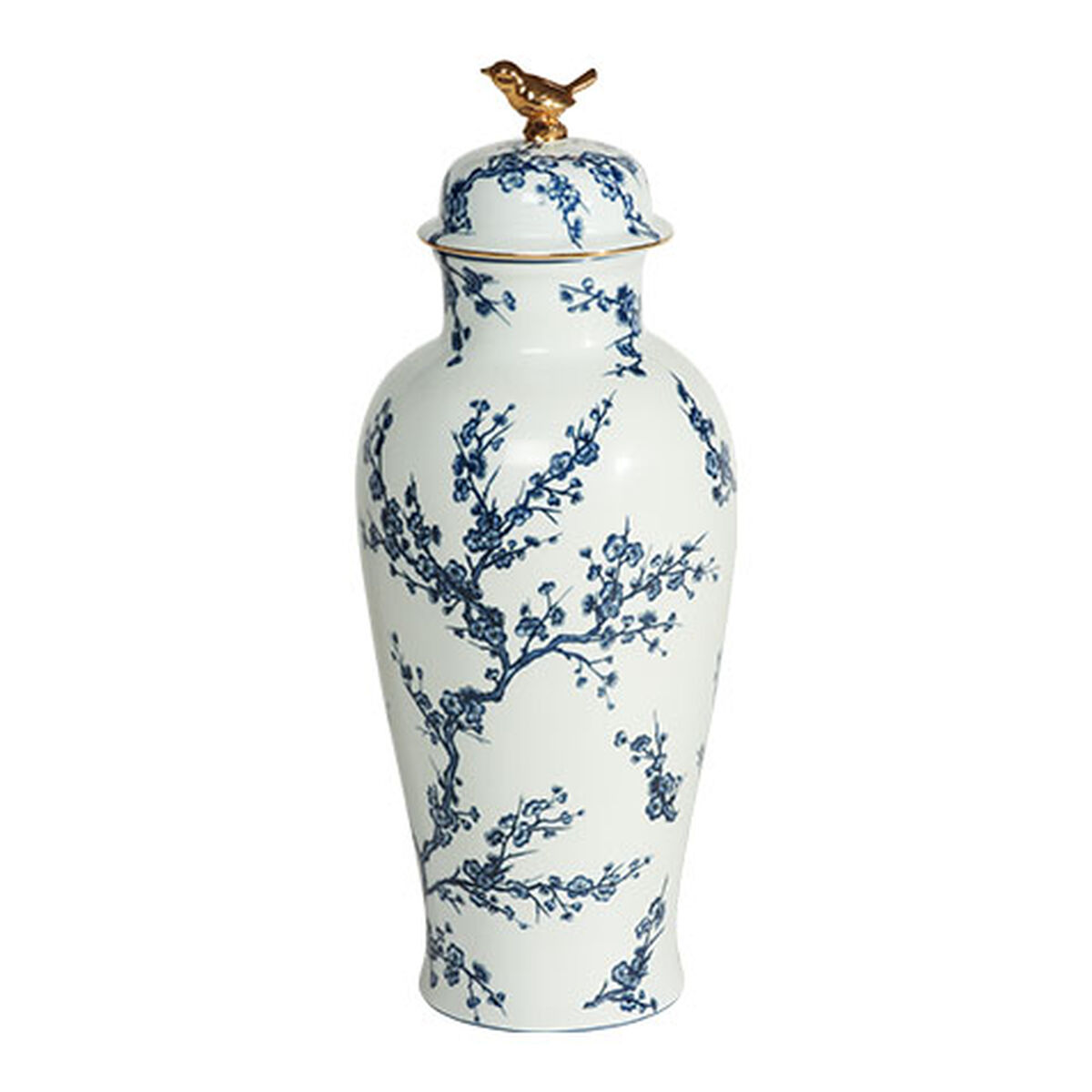 Cherry Blossom Porcelain Jar