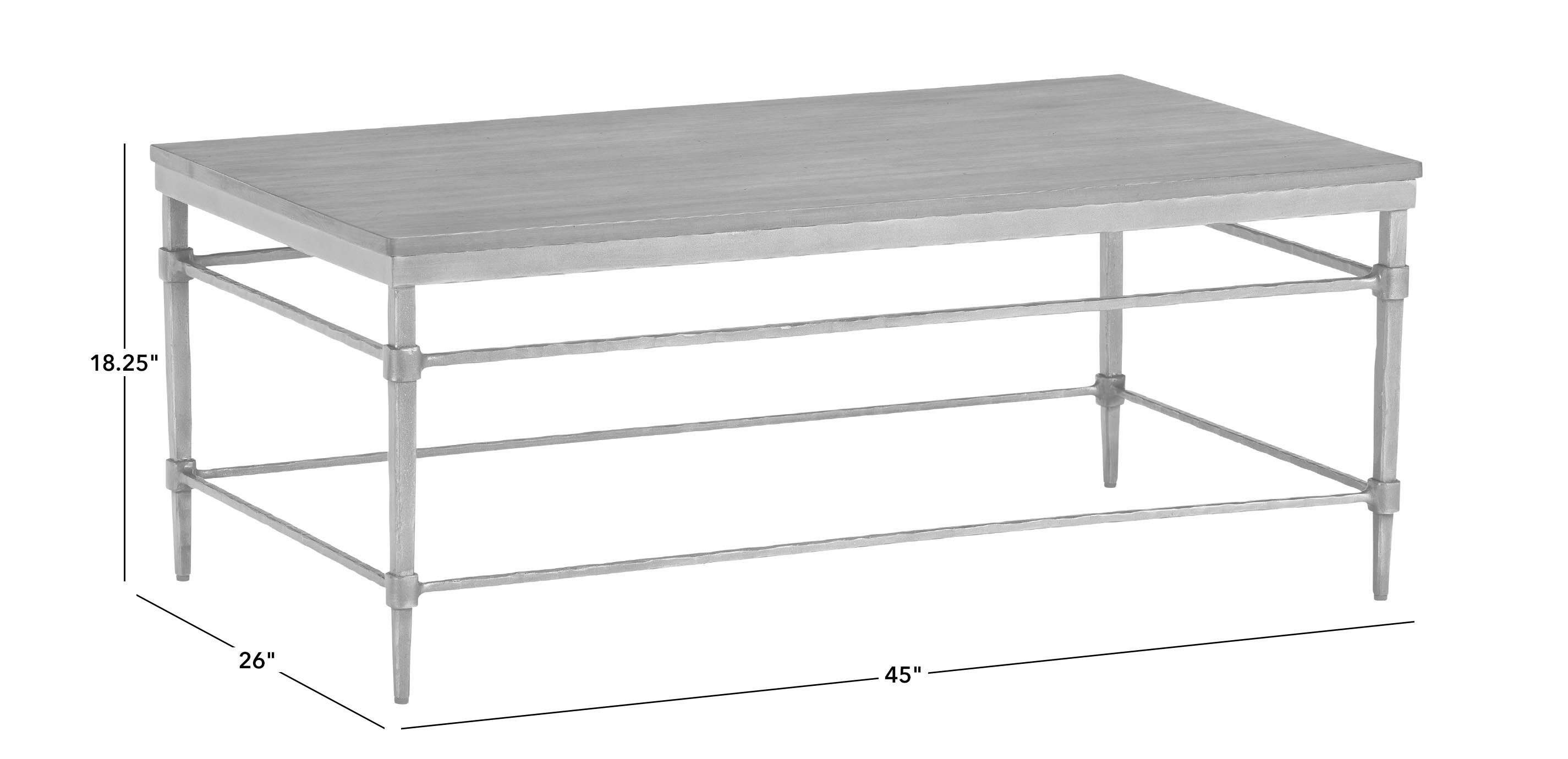 Vida WoodTop Coffee Table Coffee Tables Ethan Allen