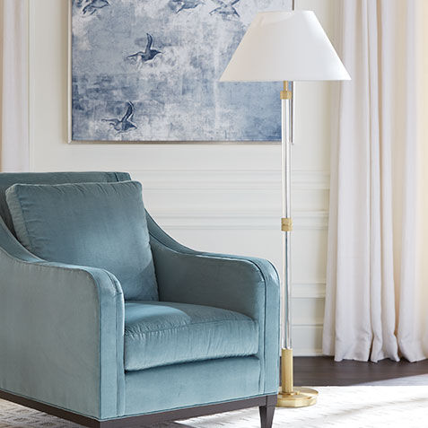 Turnbull Floor Lamp, Polished Brass Product Tile Hover Image 092016   BRS