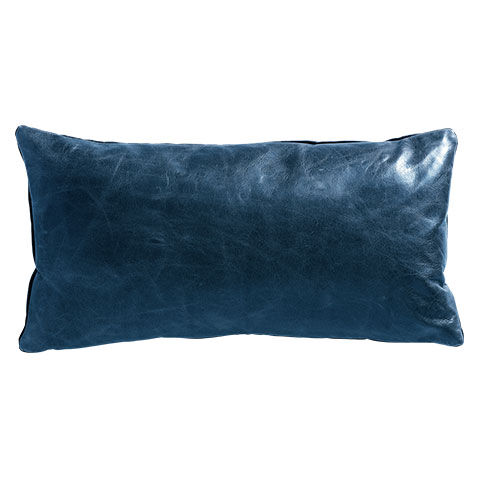 Leather Lumbar Pillow image
