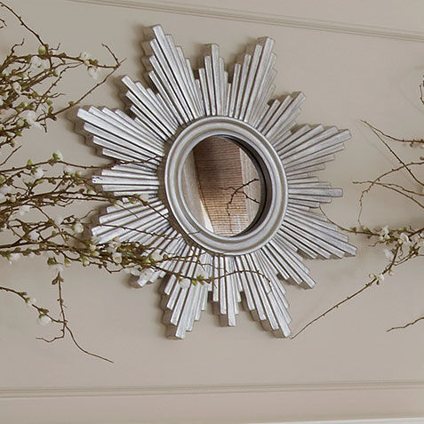 26" Silver Sunburst Mirror Product Tile Hover Image 074079B